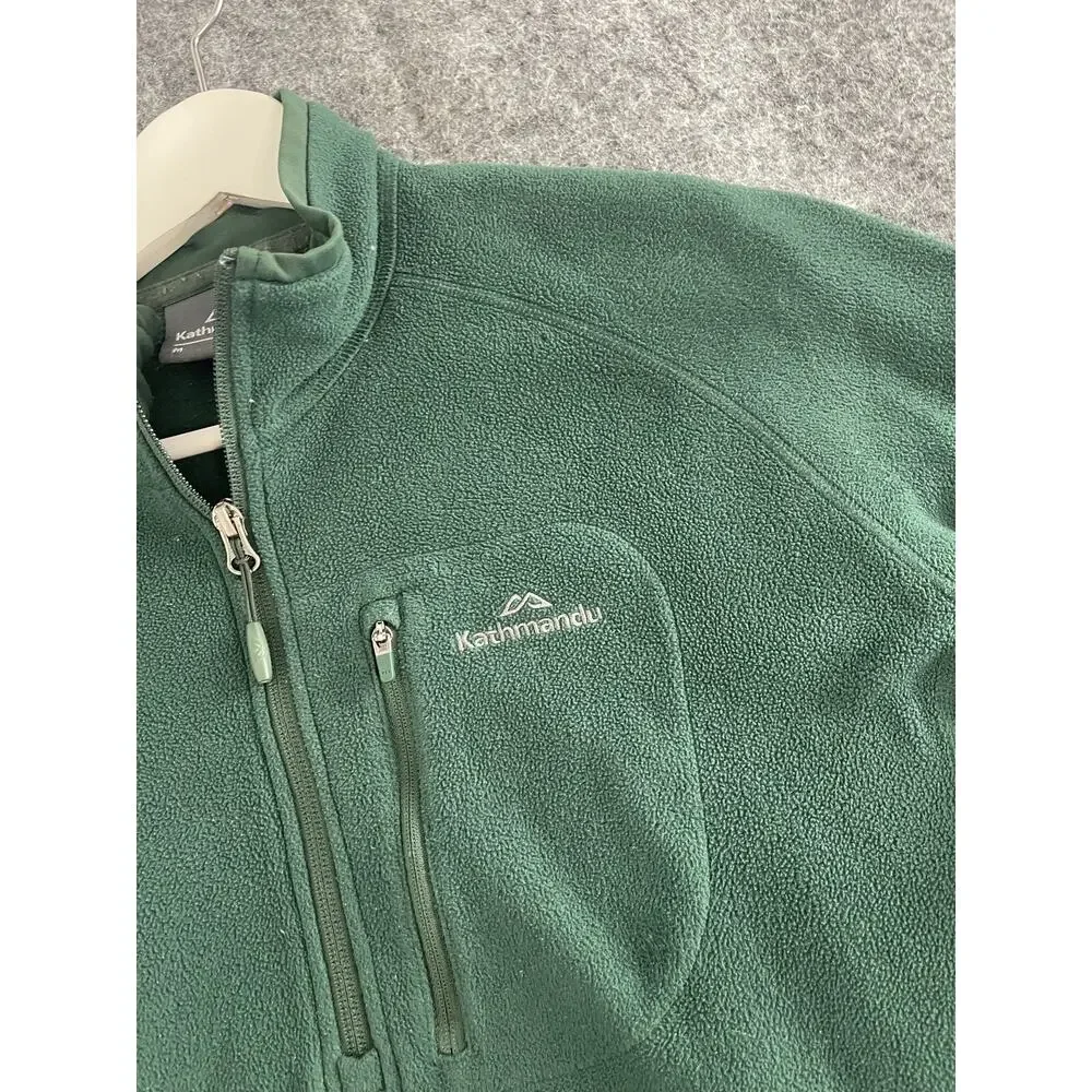 Kathmandu Sweater Mens Medium Quarter Zip Fleece Jacket Green Pullover N197